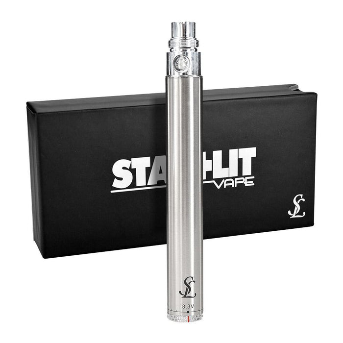 STAYLIT | V2 Adjustable Twist Battery 900mah - Silver Image