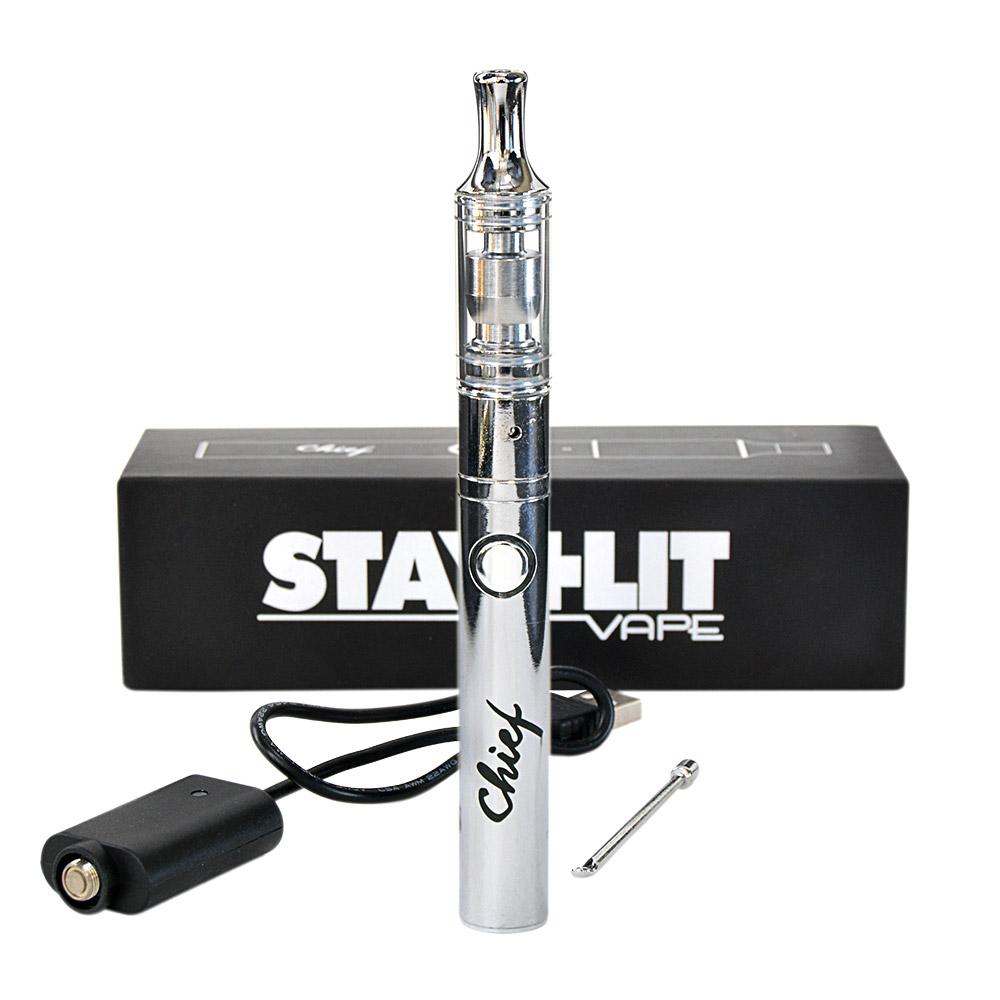 STAYLIT | Chief Vaporizer Pen Kit Chrome - 7