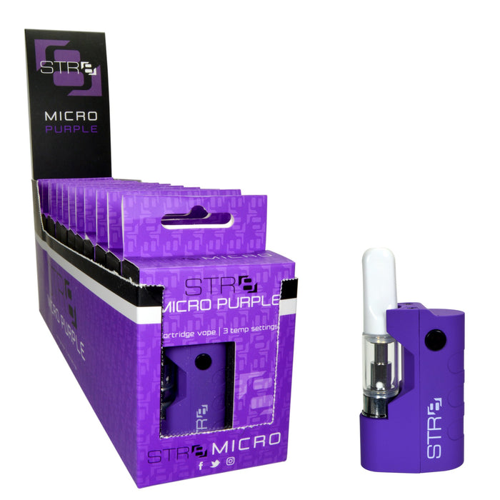 STR8 | 'Retail Display' Micro Vape Batteries | 500 mAh - Purple - 12 Count Image