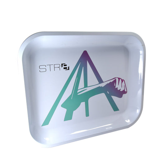 STR8 | Motown Fist Rolling Tray | 14.6in x 11.8in - Large - Metal - 2