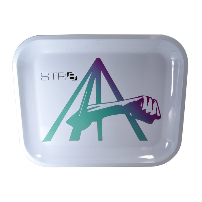 STR8 | Motown Fist Rolling Tray | 14.6in x 11.8in - Large - Metal Image