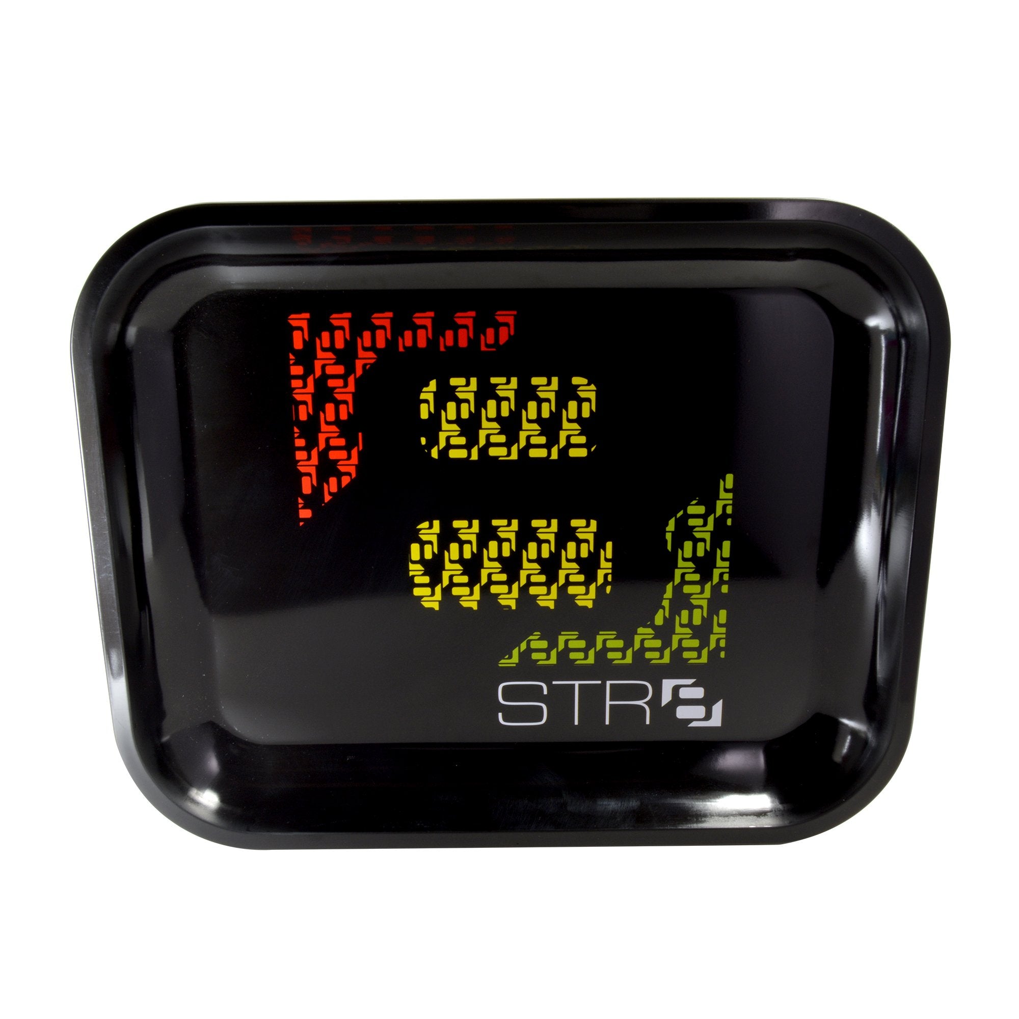 STR8 | Rollin Rasta Rolling Tray | 14.6in x 11.8in - Large - Metal - 4