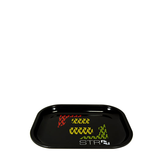 STR8 | Rollin Rasta Rolling Tray | 7.7in x 6.1in - Mini - Metal - 3