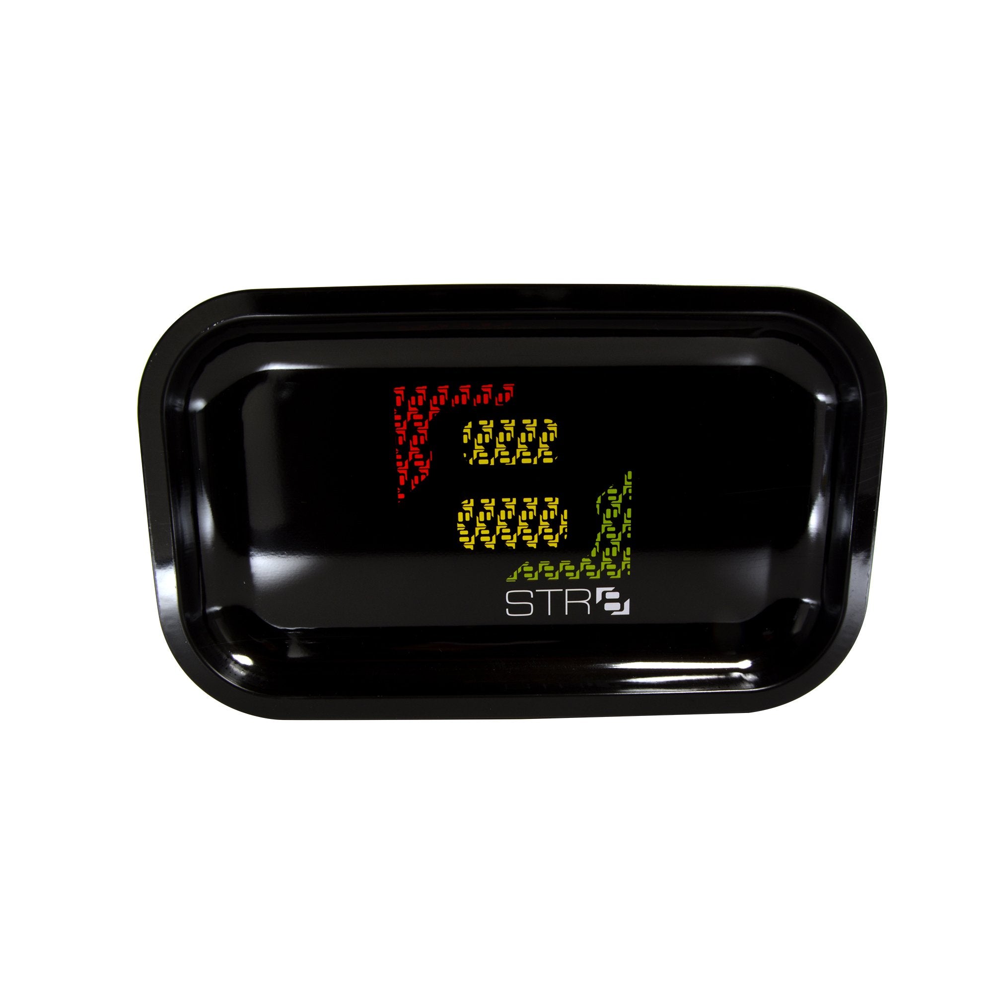 STR8 | Rollin Rasta Rolling Tray | 11.5in x 7.2in - Small - Metal - 1