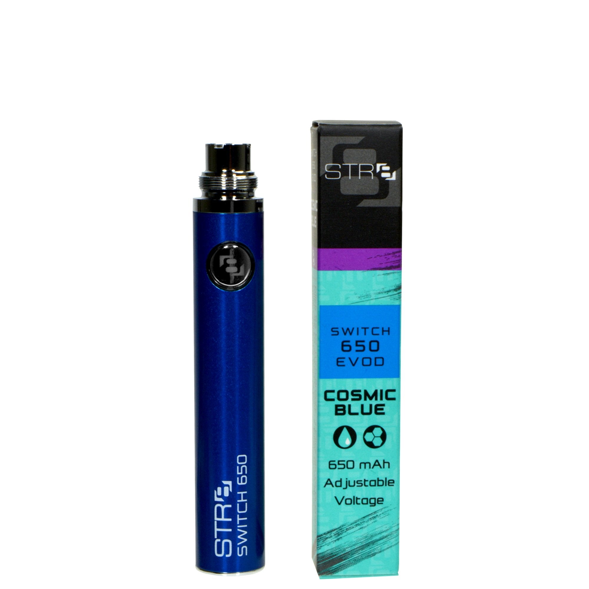 STR8 | Switch Evod Vape Battery 650mAh - Blue - 5 Count - 1