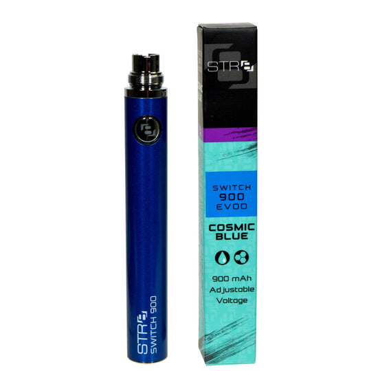 STR8 | Switch Evod Vape Battery 900mAh - Blue - 5 Count - 1