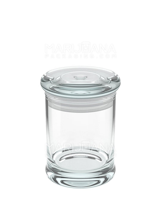 Straight Sided Clear Glass Jar with Lid | 2oz - Clear Glass - 64 Count - 6