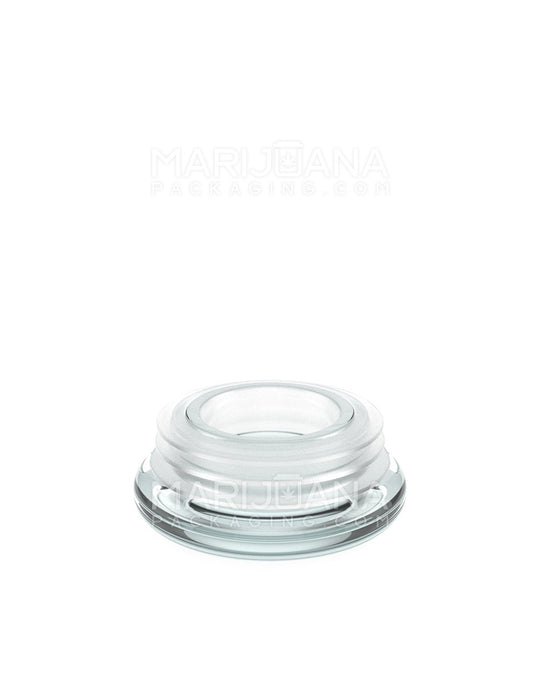 Straight Sided Clear Glass Jar with Lid | 2oz - Clear Glass - 64 Count - 10