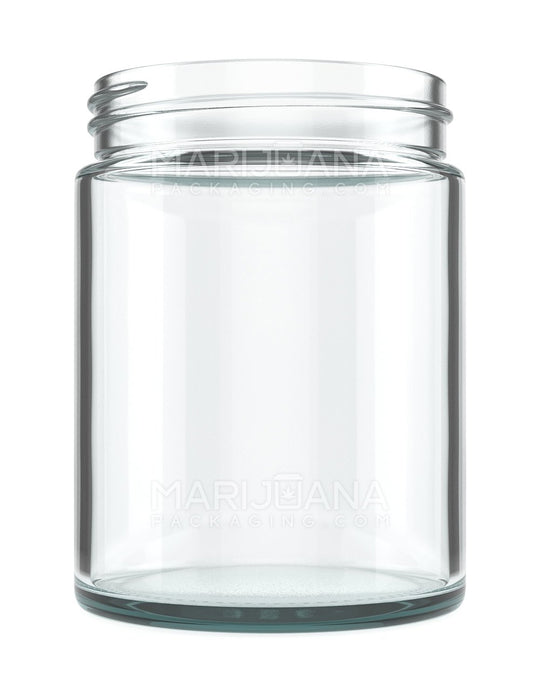 Straight Sided Clear Glass Jars | 80mm - 18oz - 24 Count - 1