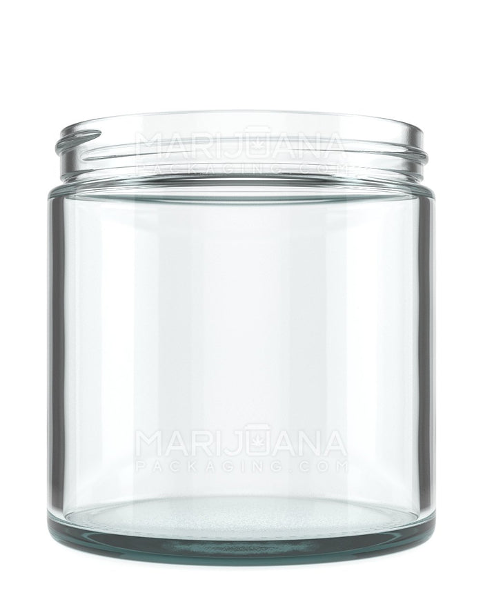 Straight Sided Clear Glass Jars | 89mm - 16oz | Sample Image