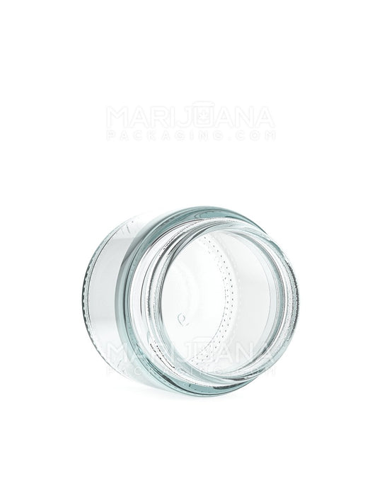 Straight Sided Clear Glass Jars with Black Cap | 53mm - 2oz - 240 Count - 4