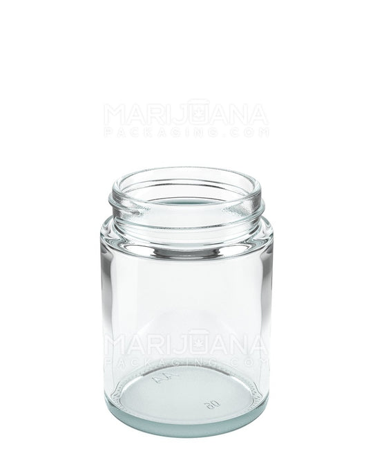 Straight Sided Clear Glass Jars with Black Cap | 53mm - 4oz - 120 Count - 3