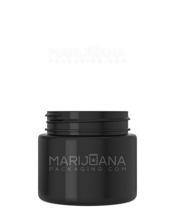 Straight Sided Black Plastic Jars | 53mm - 3.75oz | Sample Image