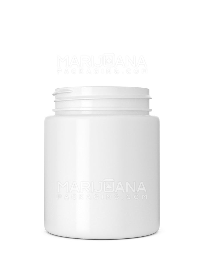 Straight Sided White Plastic Jars | 53mm - 5oz | Sample Image