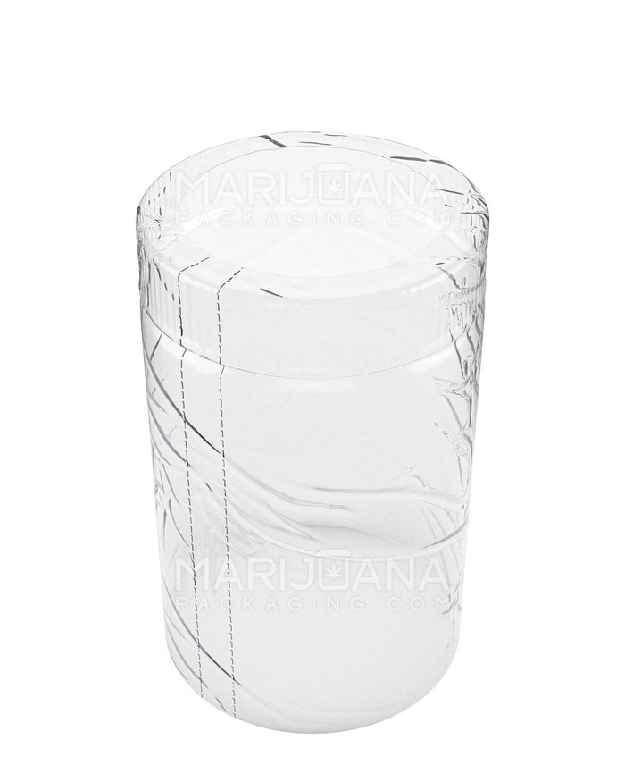 Tamper Evident Glass Jar Shrink Bands | 10oz - Clear Plastic | Sample Image