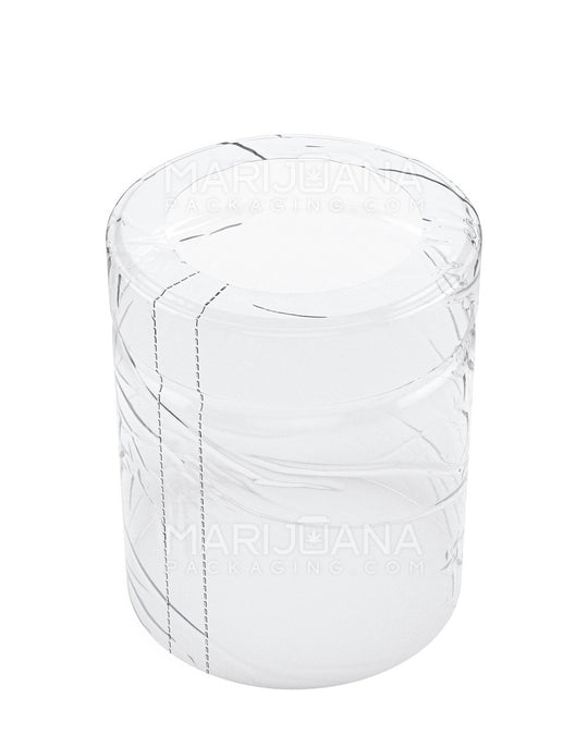 Tamper Evident Glass Jar Shrink Bands | 4oz - Clear Plastic | Sample - 1