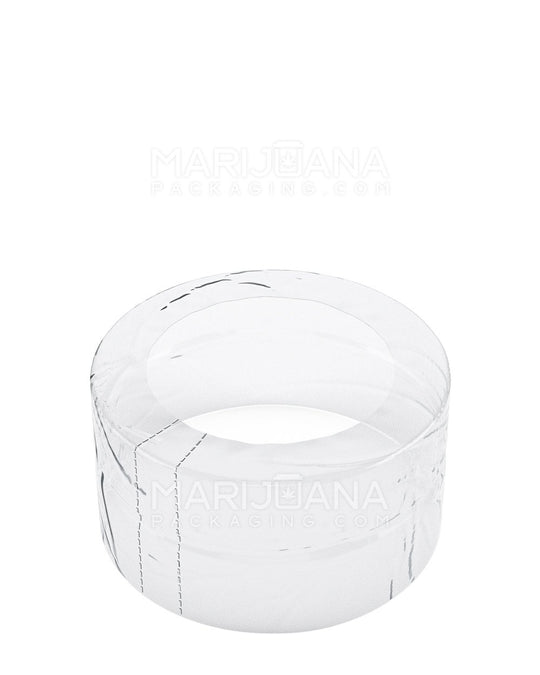 Tamper Evident Glass Jar Shrink Bands | 8oz - Clear Plastic | Sample - 1