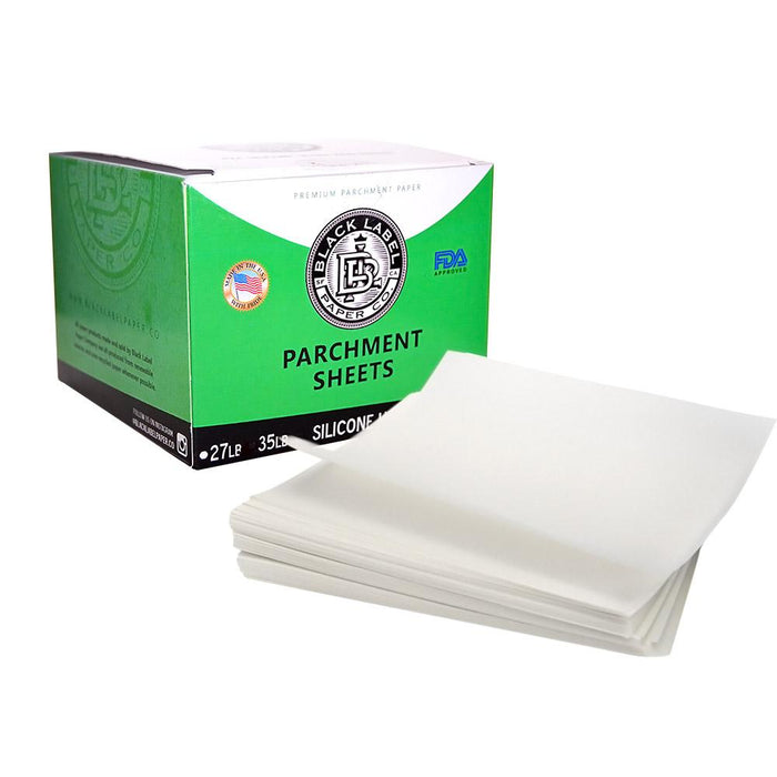 BLACK LABEL PAPER | Ultra Silicone Coated Parchment Paper | 4in x 4in | Sample Image