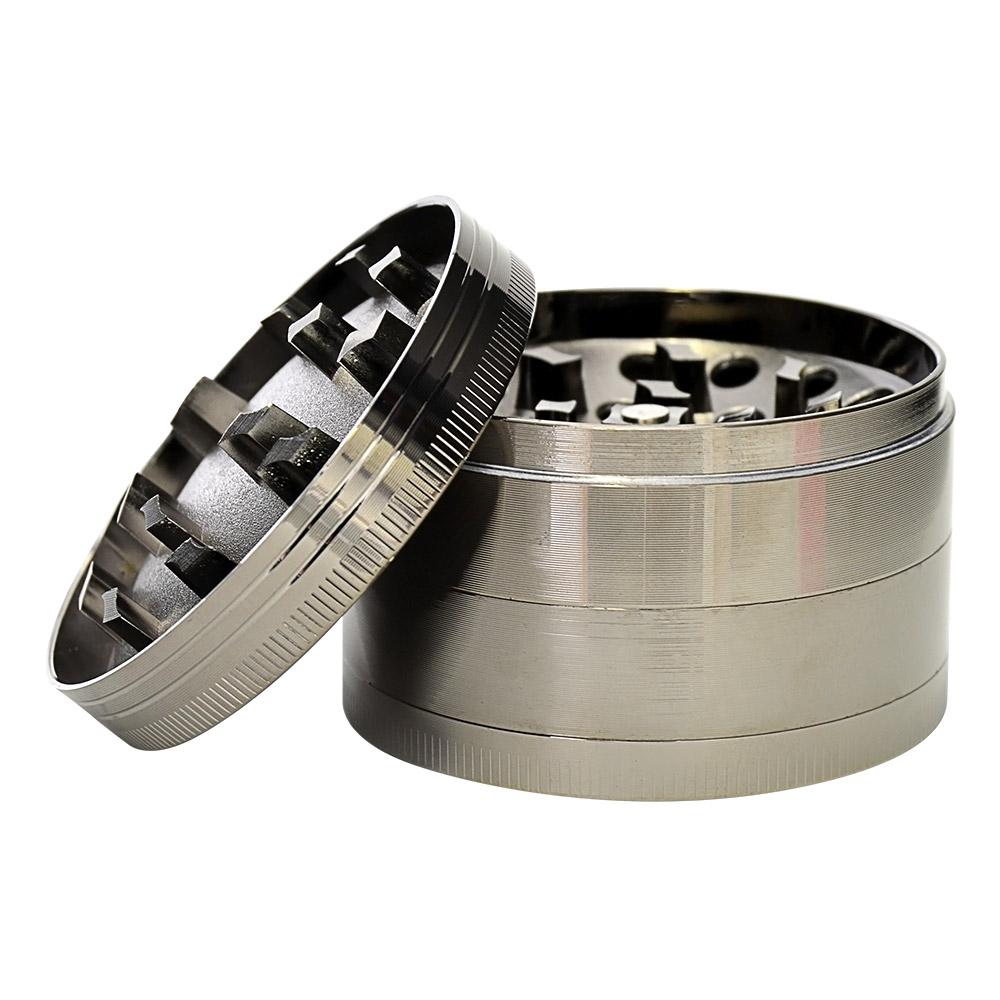 Vortex Magnetic Metal Grinder w/ Catcher | 4 Piece - 63mm - Gunmetal - 1