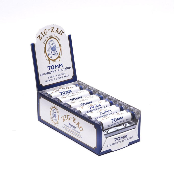 ZIG ZAG | 'Retail Display' Cigarette Rollers | 70mm - Easy Rolling - 12 Count Image