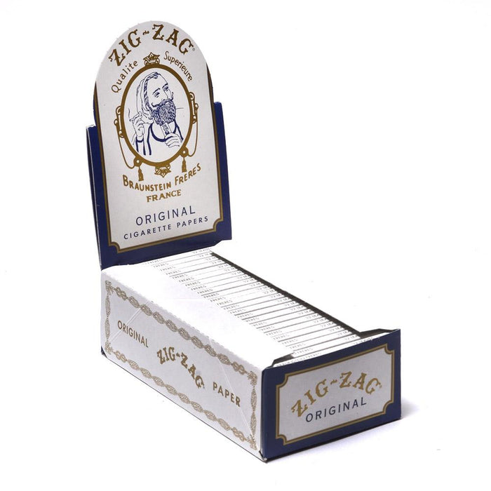 ZIG ZAG | 'Retail Display' Rolling Papers White | 70mm - Original - 24 Count Image